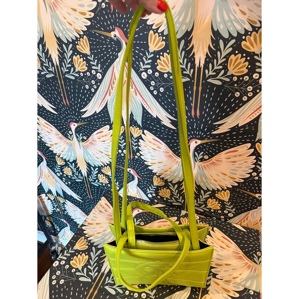Telfar highlighter yellow bag. Small size - Picture 7 of 9